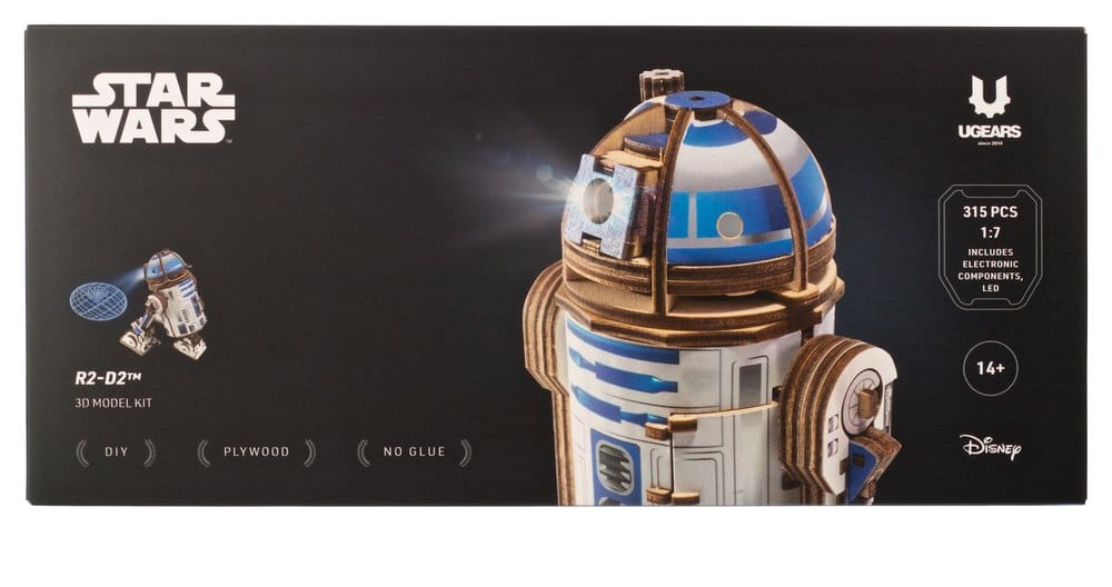 Star Wars 3D-Holzpuzzle R2-D2