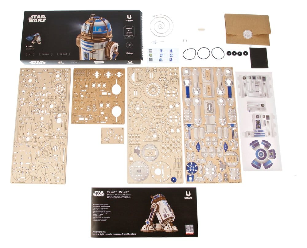 Star Wars 3D-Holzpuzzle R2-D2