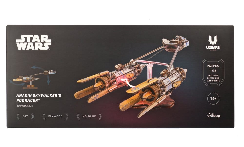 Star Wars 3D-Holzpuzzle Anakin Skywalker's Podracer