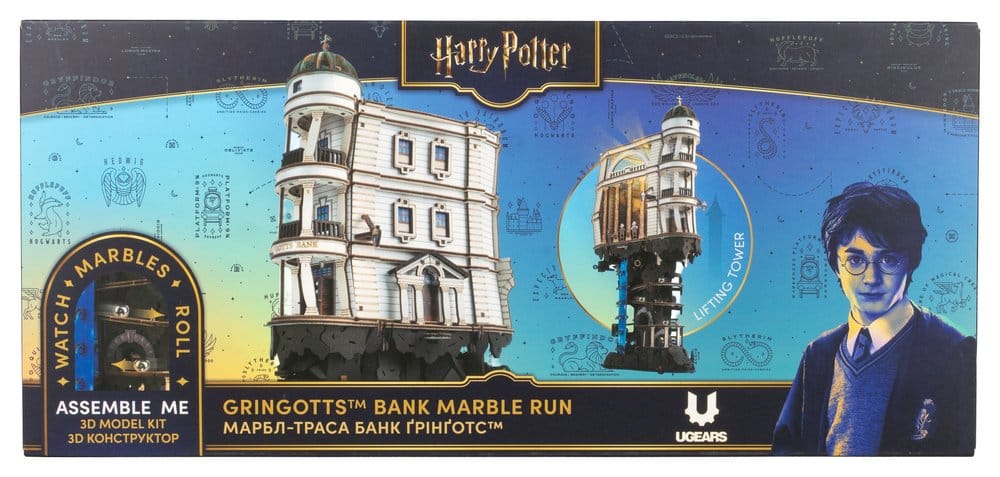 Harry Potter 3D-Holzpuzzle Gringotts Bank Murmelbahn
