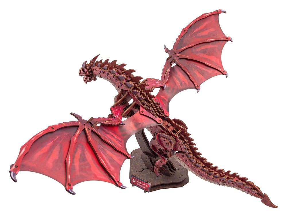 Ugears 3D Modellbausatz aus Holz Firestorm Dragon 43 cm
