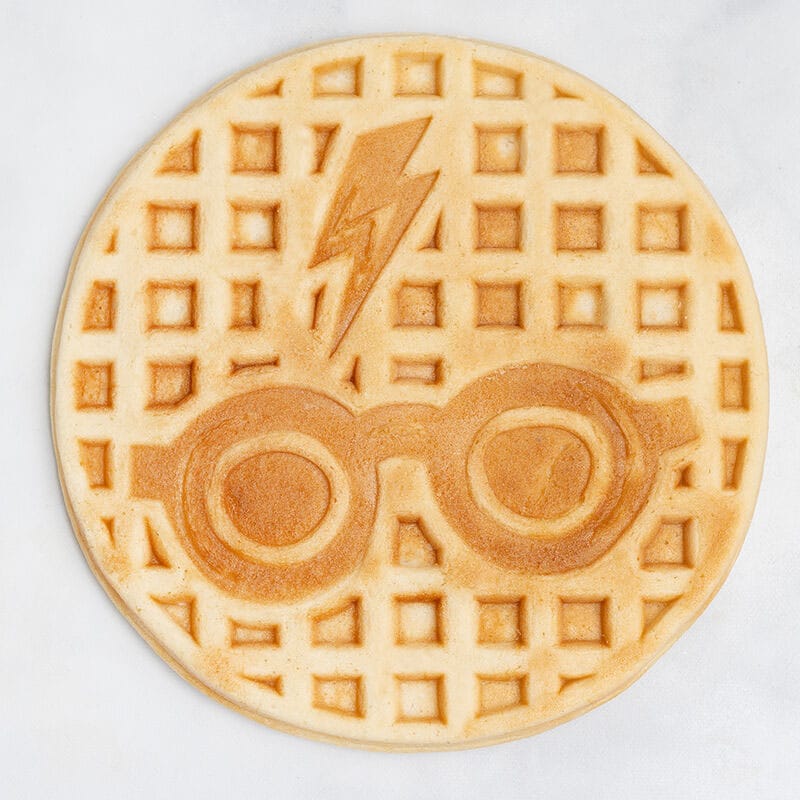 Harry Potter Waffeleisen Glasses and Lightning Bolt  