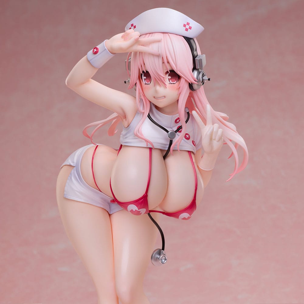 Super Sonico PVC Statue 1/6 Super Sonico Nurse Bikini Ver. 22 cm