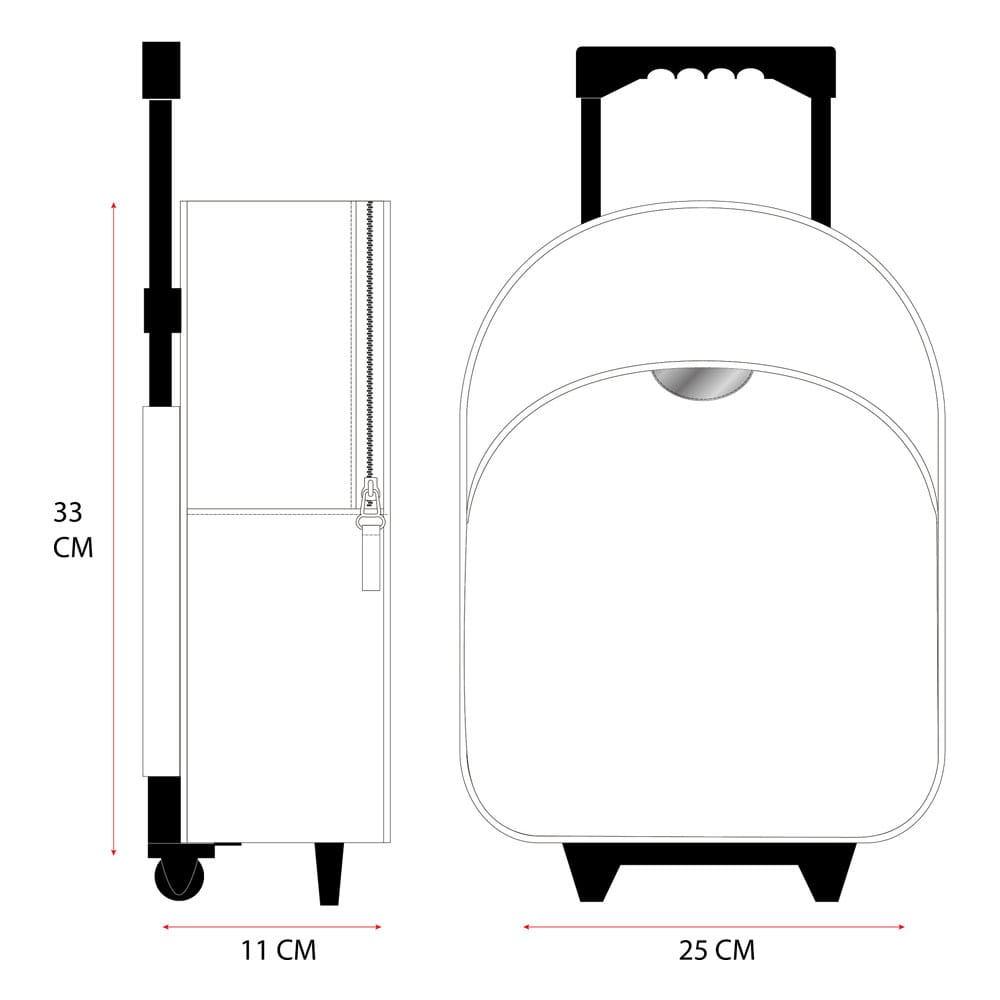 Hello Kitty Rucksack Trolley Follow The Rainbow 33 cm