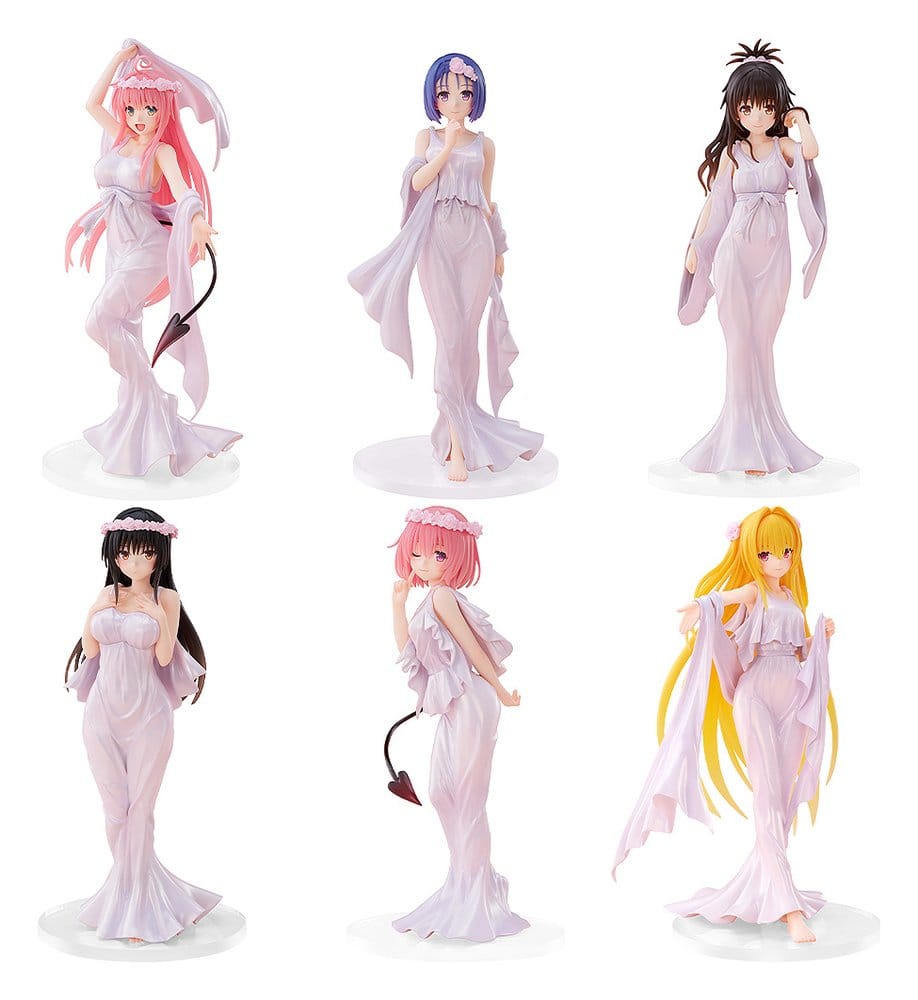 To Love-Ru Darkness Figuren Set CHILLfigg 15th: Goddess Dress Ver. 16 cm Collection Blind Box (6) 