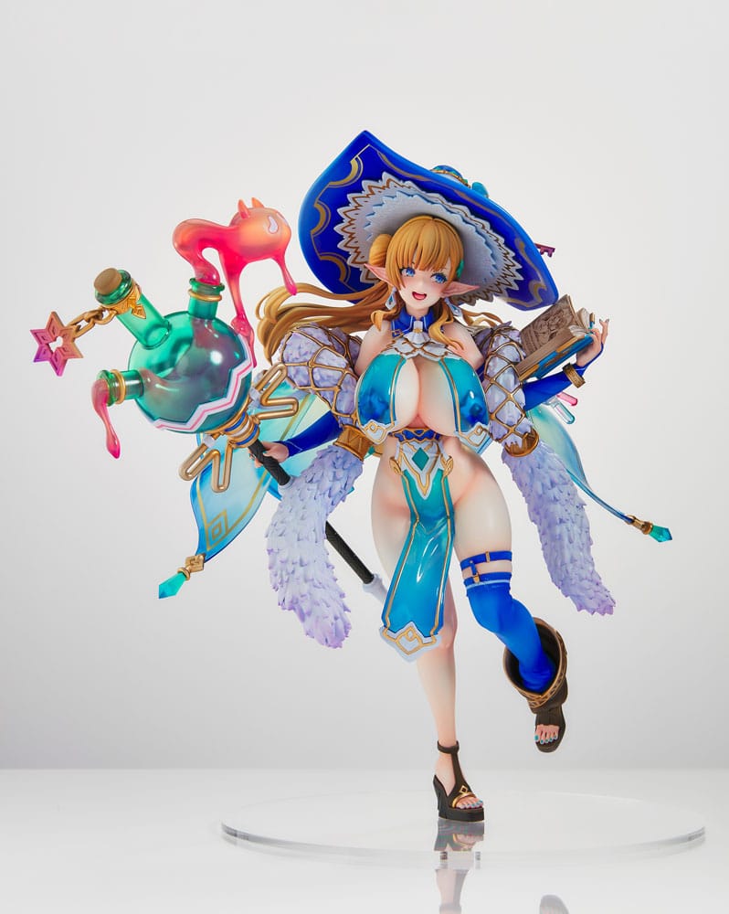 Original Character Elf Village Series PVC Statue 1/6 15th Villager Milklinde Antenna 25 cm 