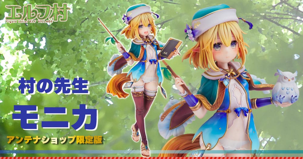 Original Character Elf Village Series PVC Statue 1/6 Village Teacher Monica Antenna Shop Limited Ver. 23 cm