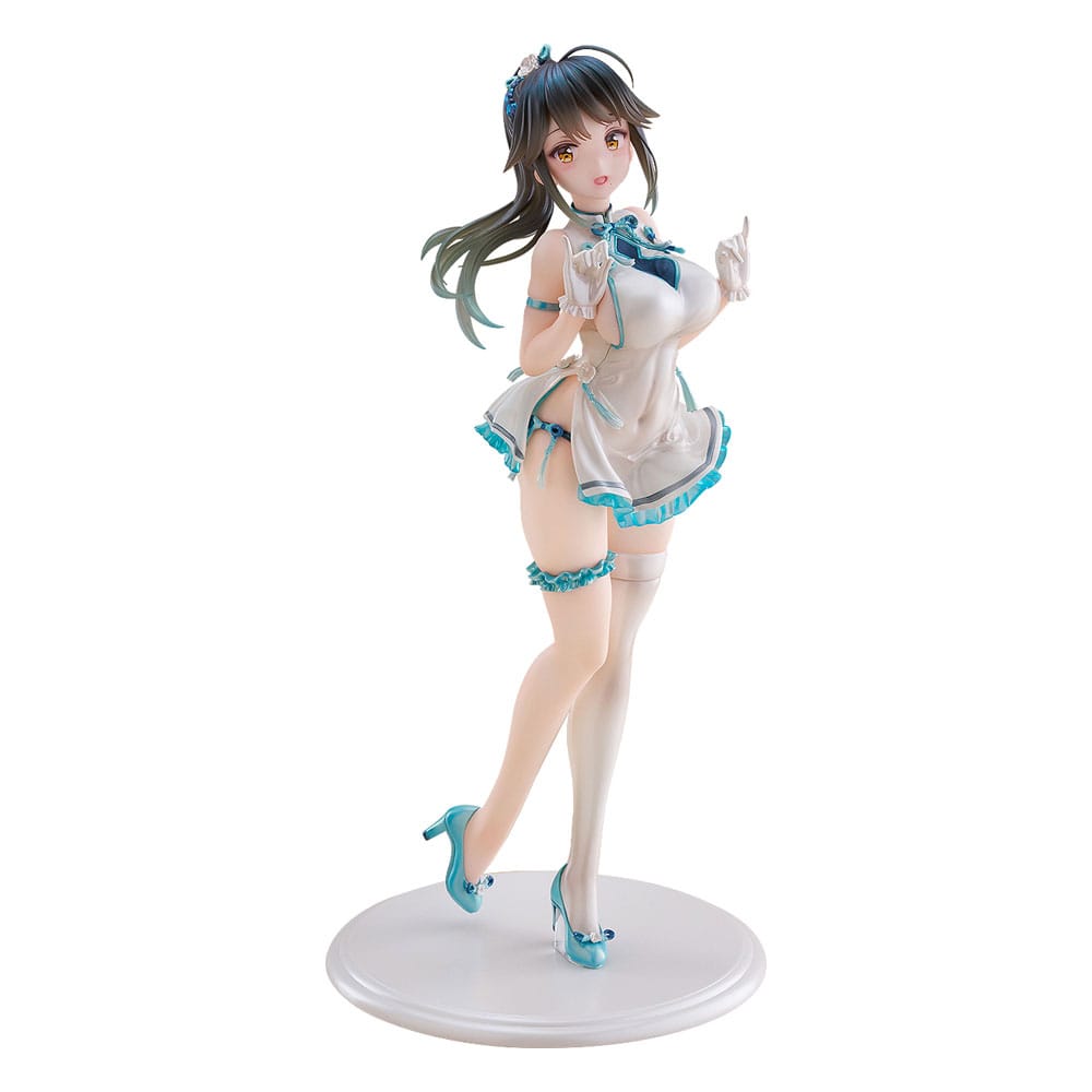 Avian Romance Pink Label 5 PVC Statue 1/6 Ponytail Girl: Qipao 29 cm       