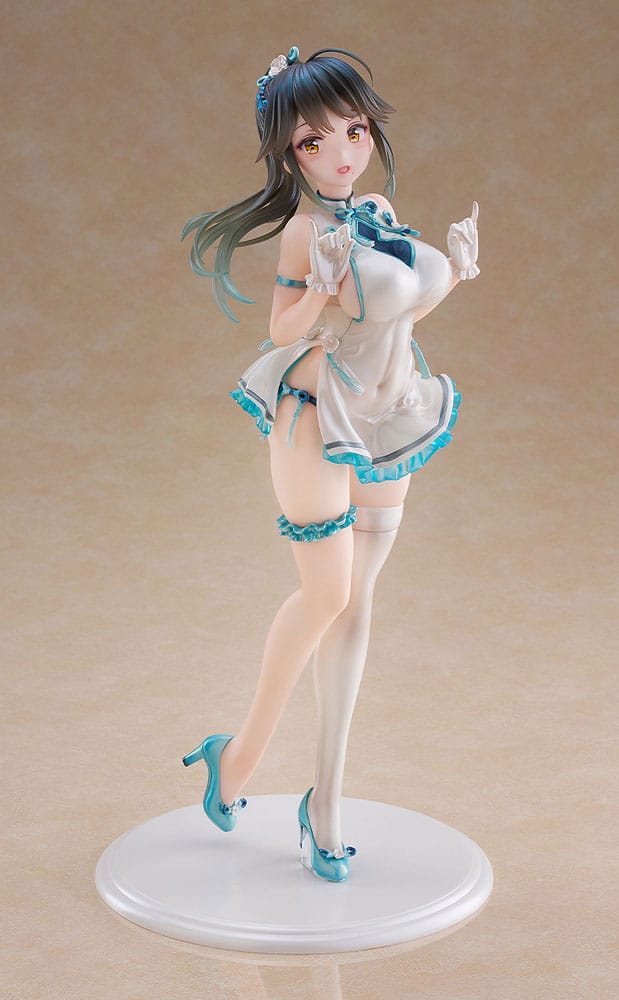 Avian Romance Pink Label 5 PVC Statue 1/6 Ponytail Girl: Qipao 29 cm       