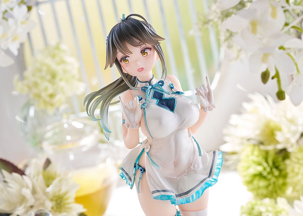 Avian Romance Pink Label 5 PVC Statue 1/6 Ponytail Girl: Qipao 29 cm       