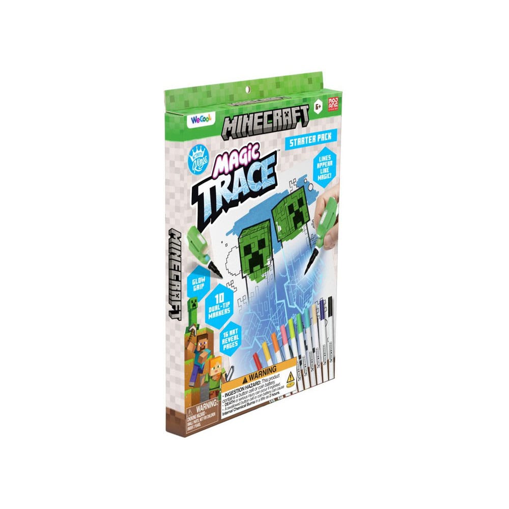 Minecraft Stifte mit unsichtbarer Tinte Magic Trace Starter pack and refills 