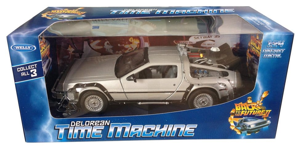 Zurueck in die Zukunft II Diecast Modell 1/24 81er DeLorean LK Coupe 18 cm