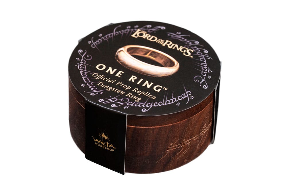 Herr der Ringe Wolfram-Ring Der Eine Ring (vergoldet) Größe 8