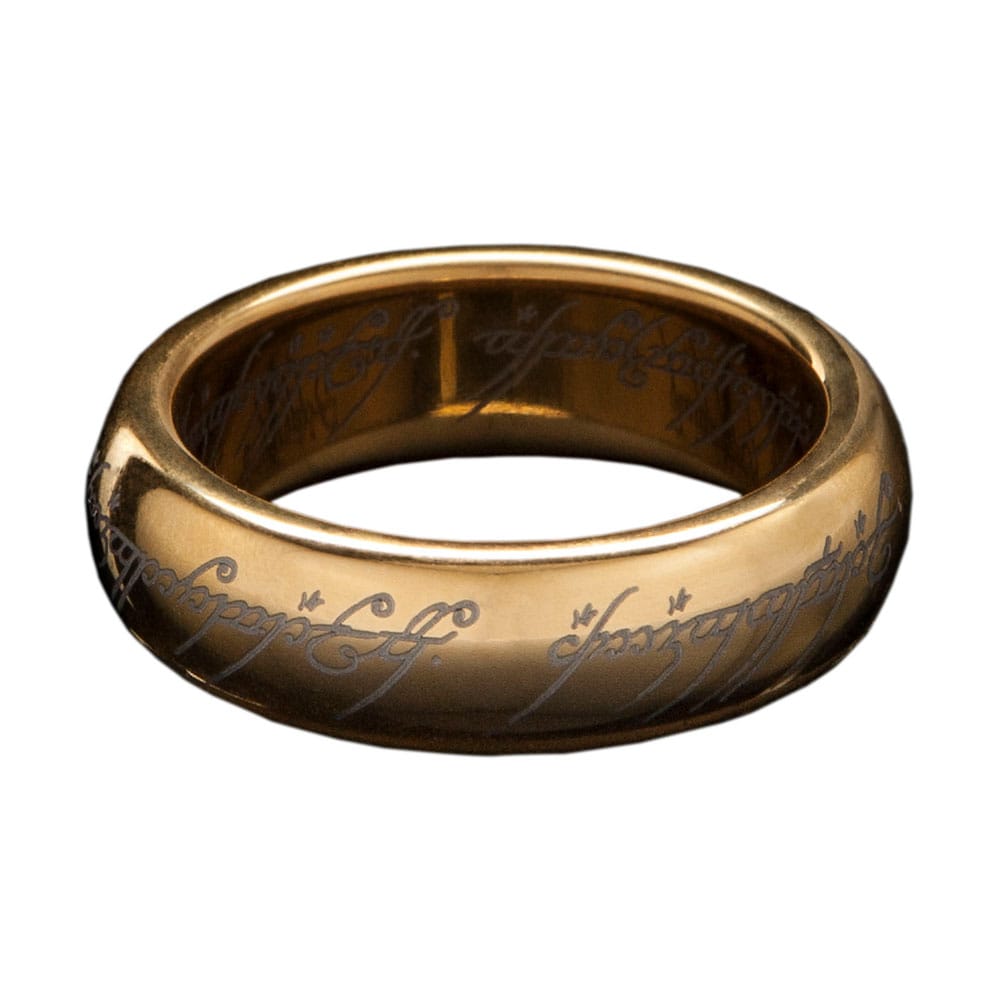 Herr der Ringe Wolfram-Ring Der Eine Ring (vergoldet) Größe 12