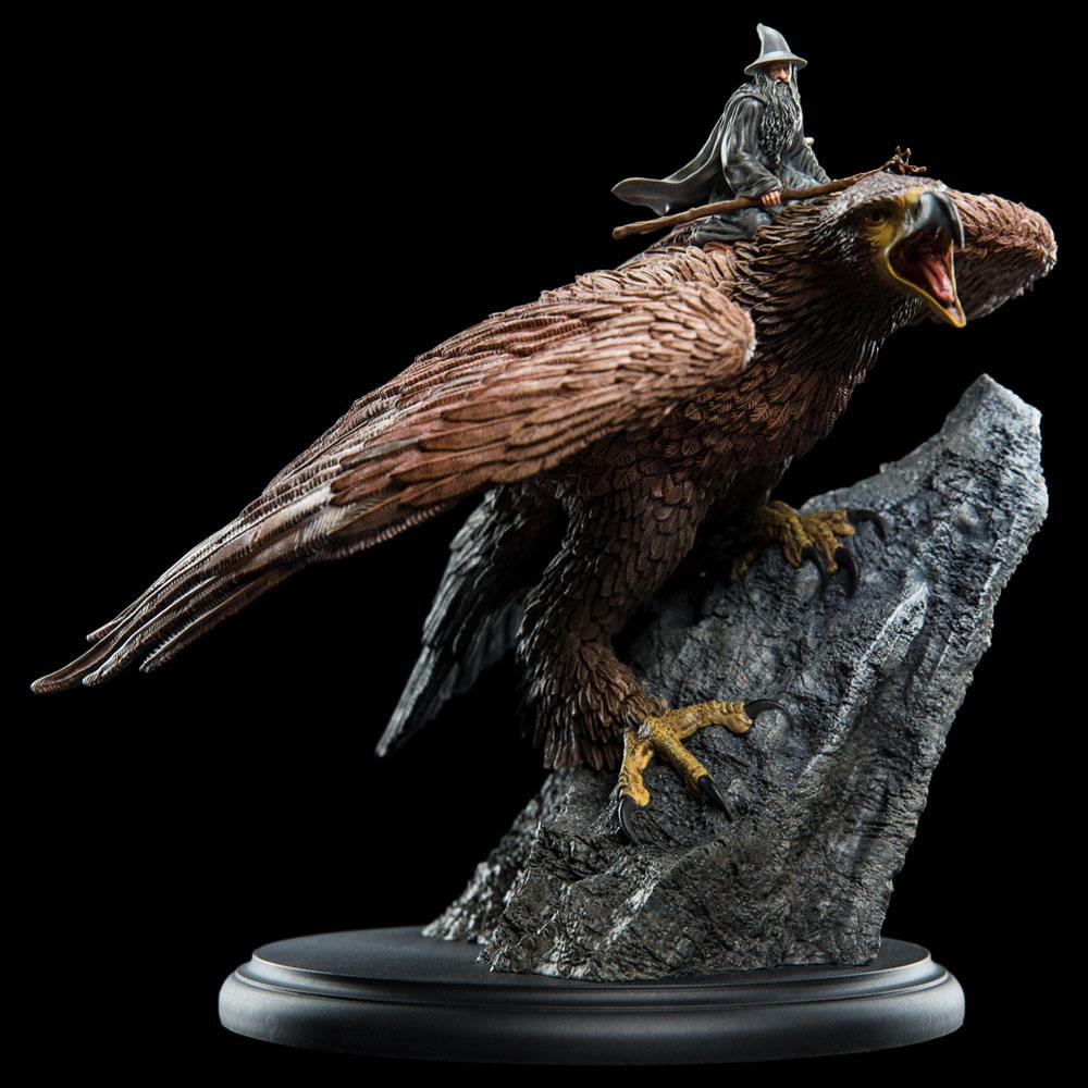 Herr der Ringe Statue Gandalf on Gwaihir 15 cm