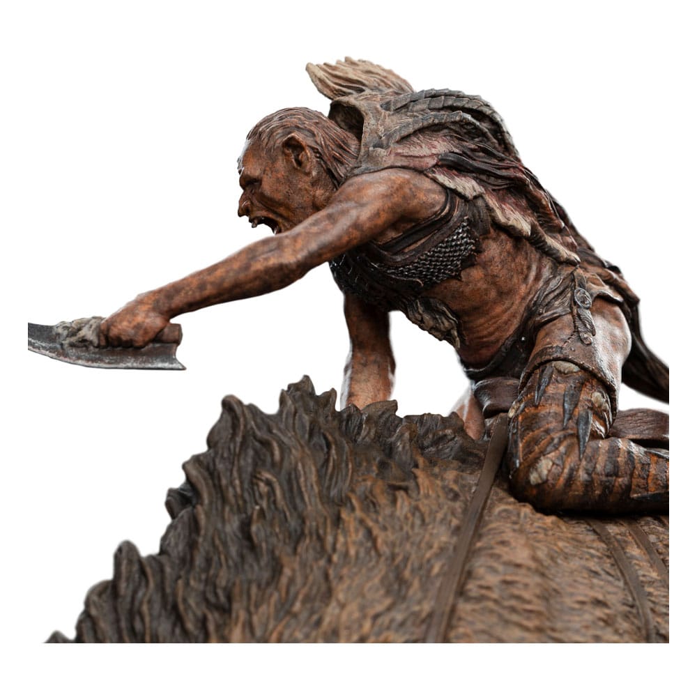 Herr der Ringe Mini Statue Sharkû on Warg 18 cm