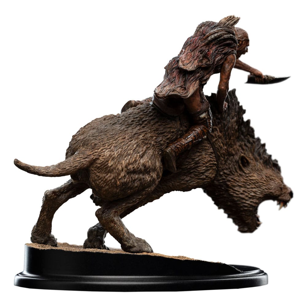 Herr der Ringe Mini Statue Sharkû on Warg 18 cm