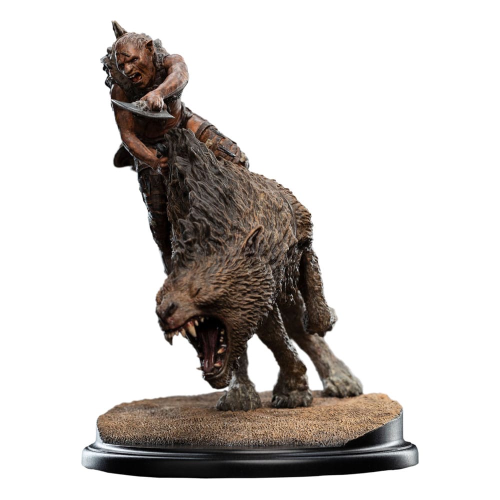 Herr der Ringe Mini Statue Sharkû on Warg 18 cm