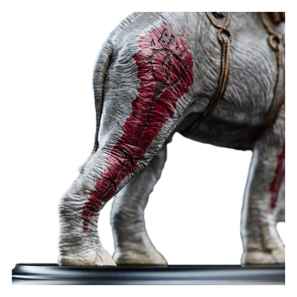 Herr der Ringe Mini Statue Mumak in Battle 17 cm