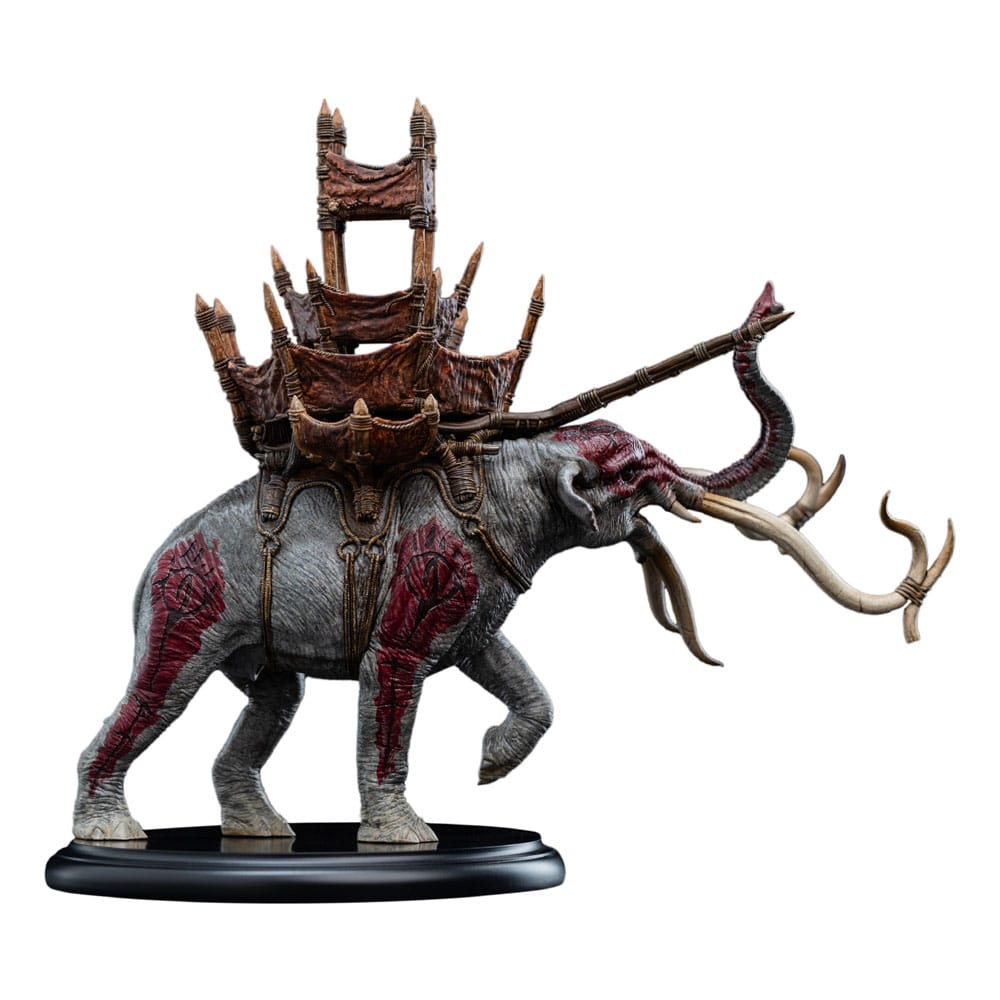 Herr der Ringe Mini Statue Mumak in Battle 17 cm