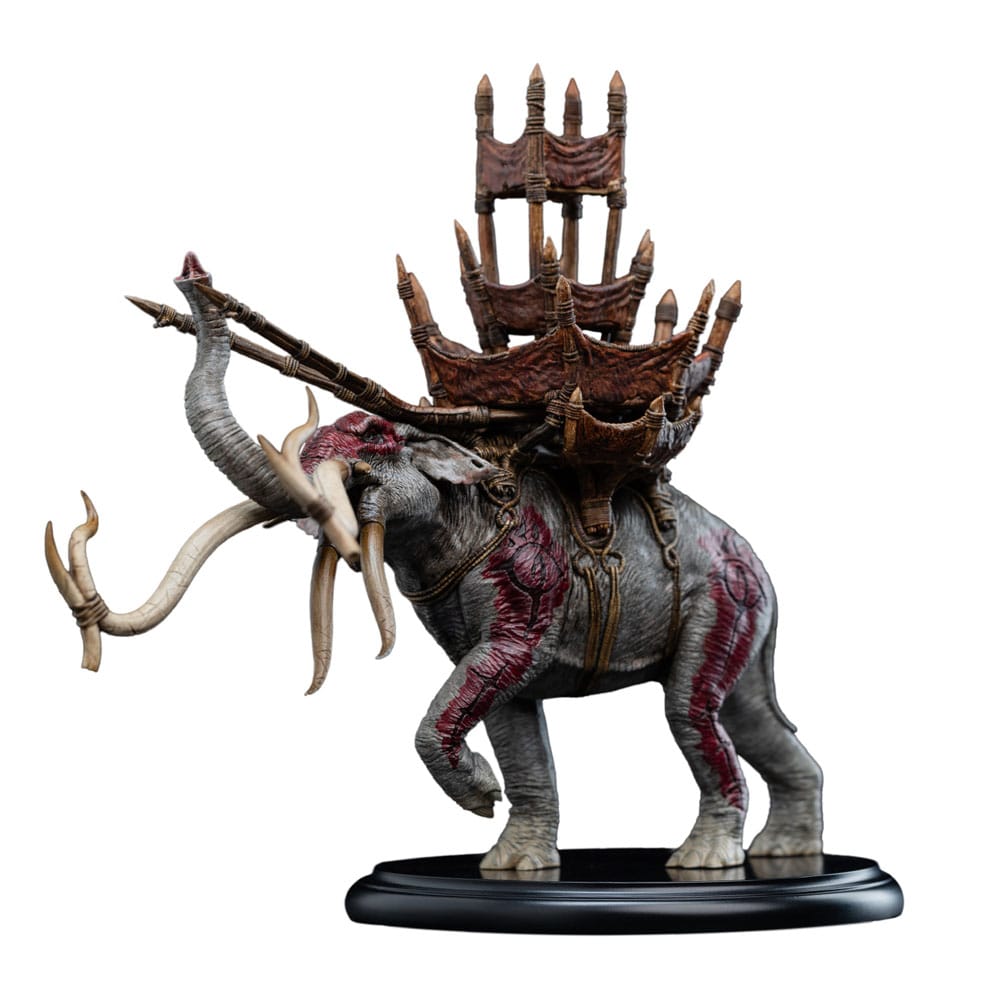 Herr der Ringe Mini Statue Mumak in Battle 17 cm