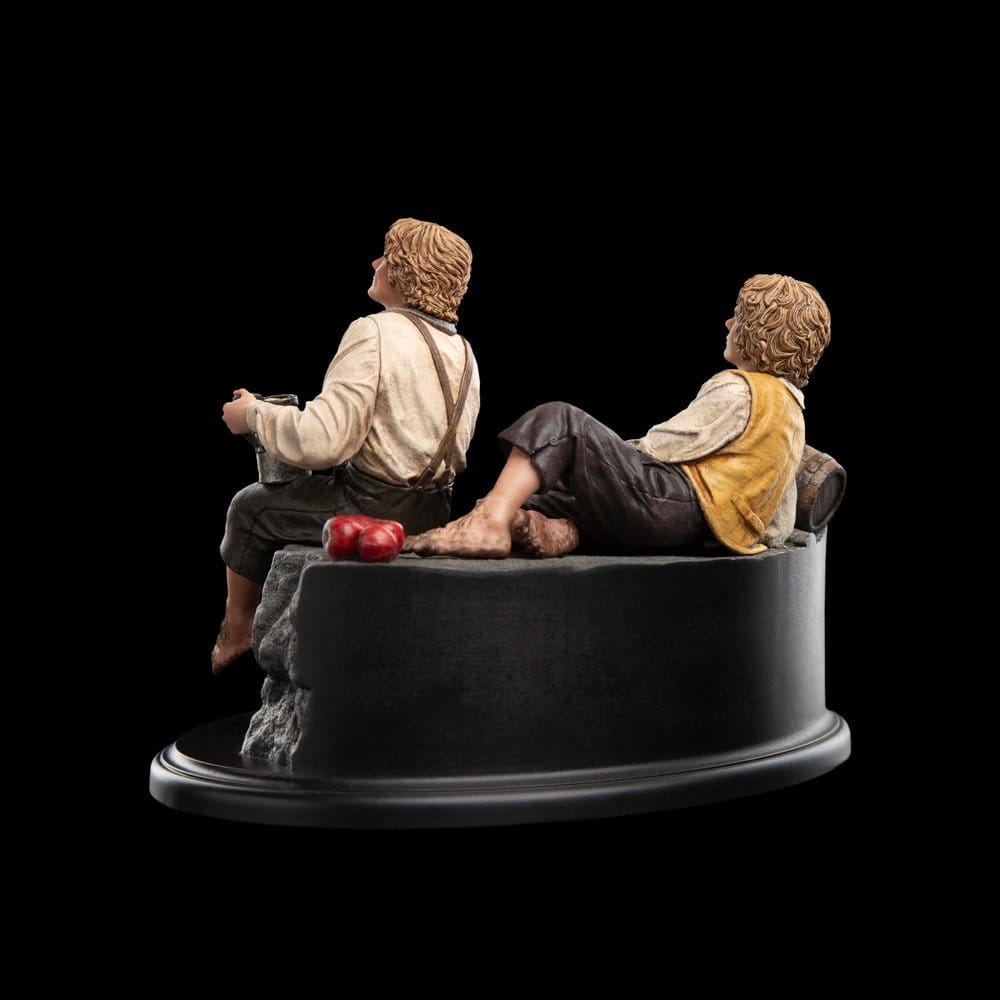 Der Herr der Ringe Mini Statue Merry und Pippin 12 cm