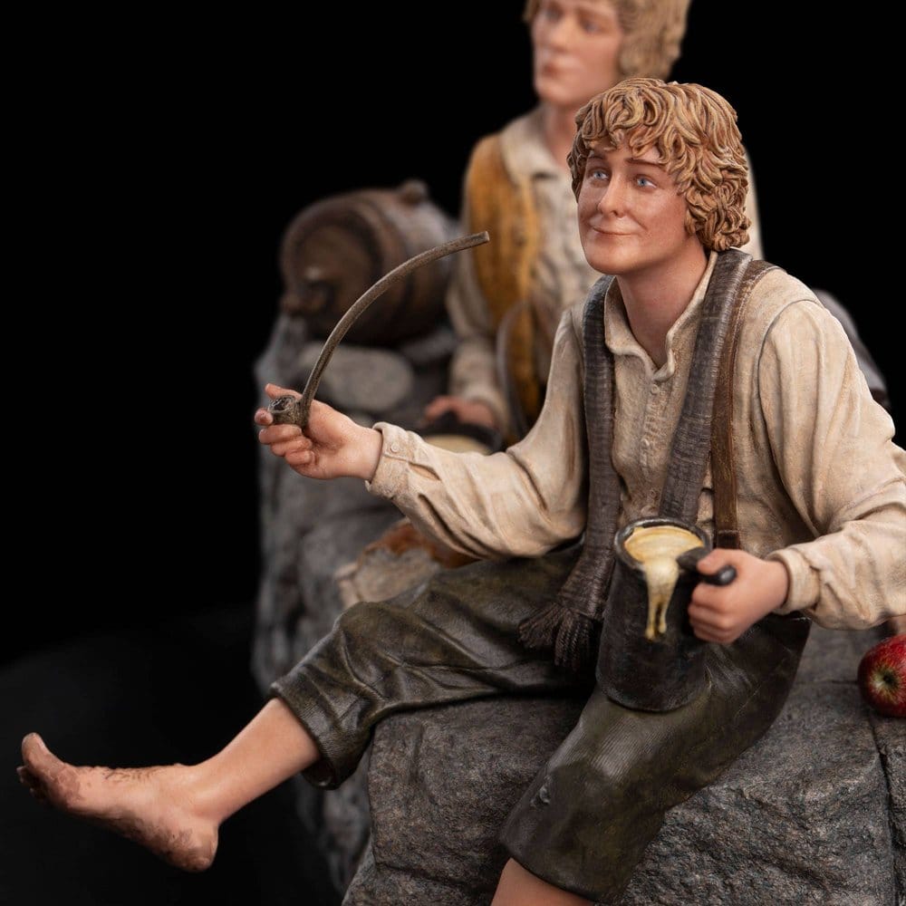 Der Herr der Ringe Mini Statue Merry und Pippin 12 cm