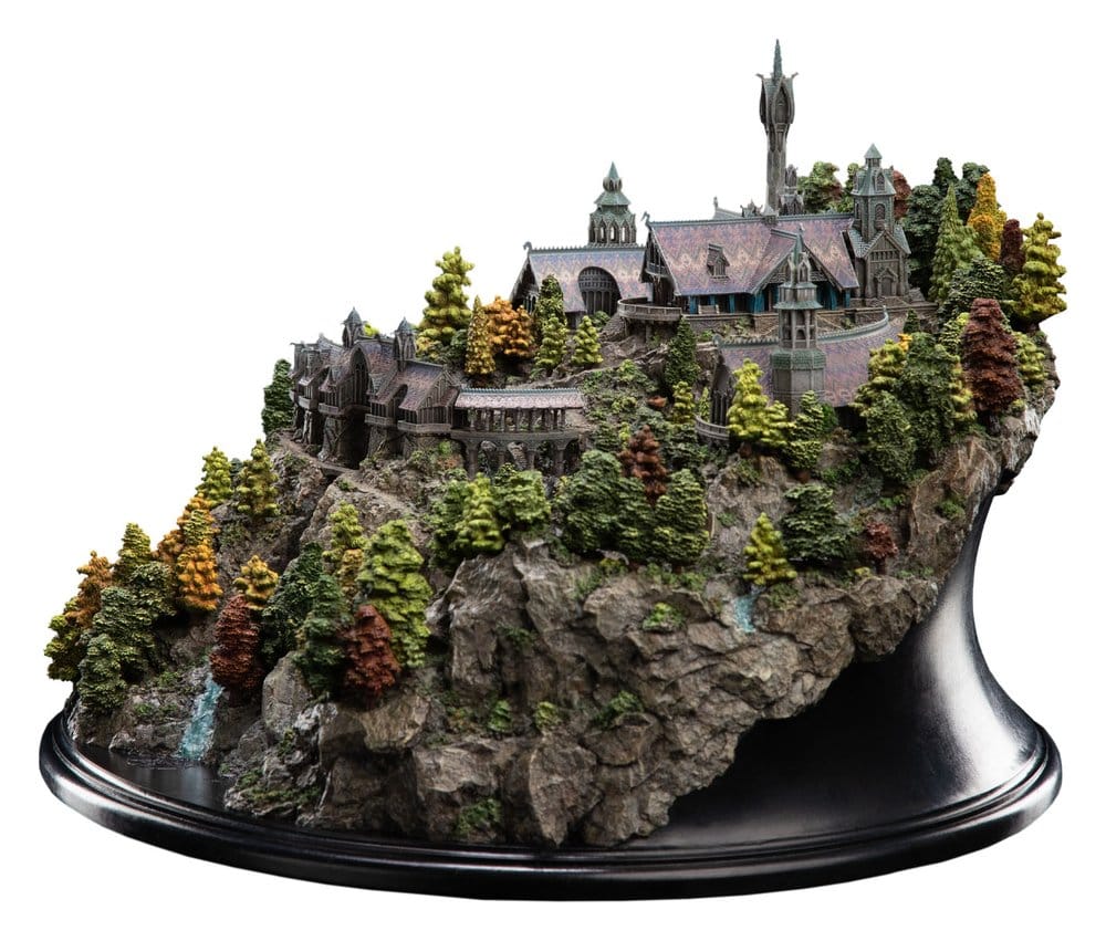 Der Herr der Ringe Miniatur Umgebung Rivendell 28 cm