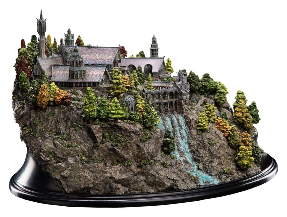 Der Herr der Ringe Miniatur Umgebung Rivendell 28 cm