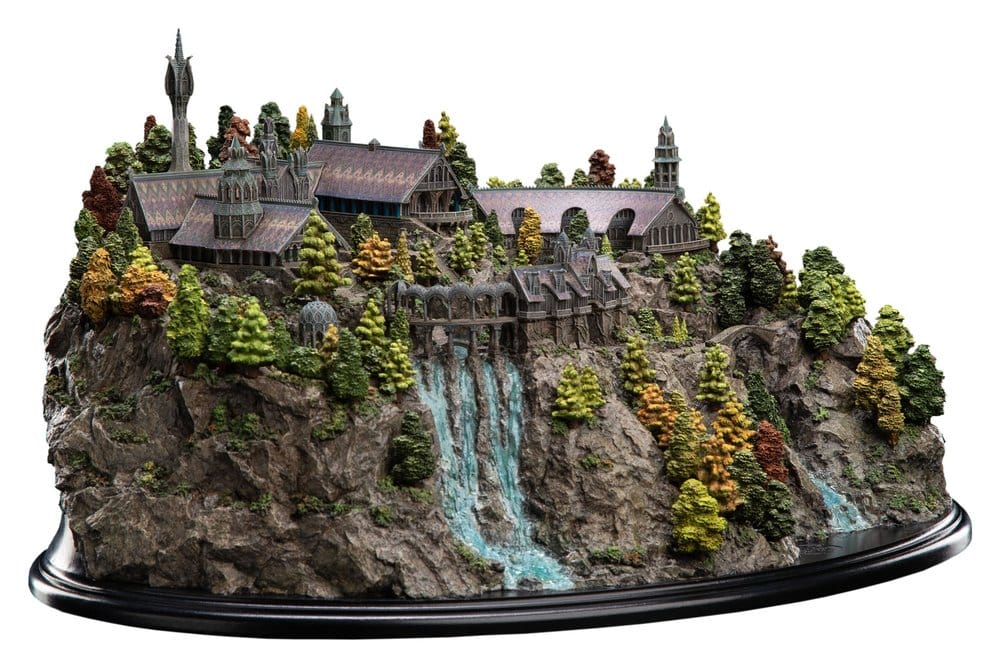 Der Herr der Ringe Miniatur Umgebung Rivendell 28 cm