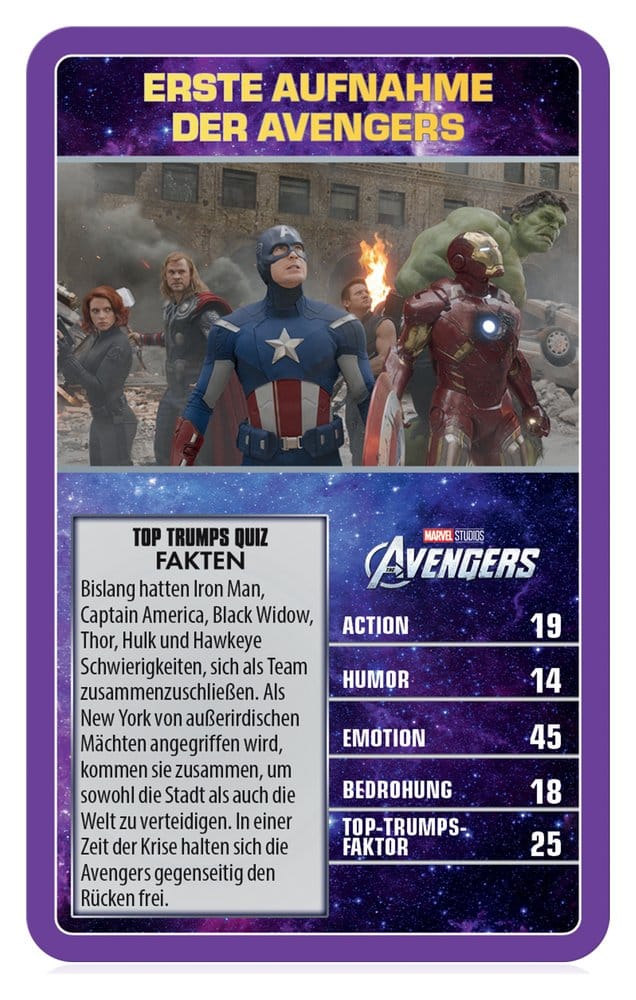 Marvel Kartenspiel Top Trumps Collectables *Deutsche Version*