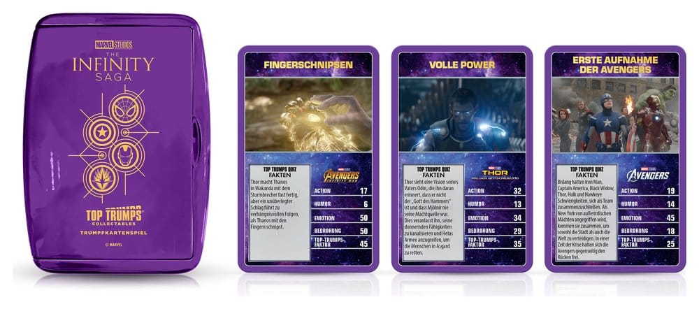 Marvel Kartenspiel Top Trumps Collectables *Deutsche Version*