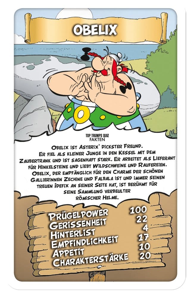 Asterix Kartenspiel Top Trumps *Deutsche Version*