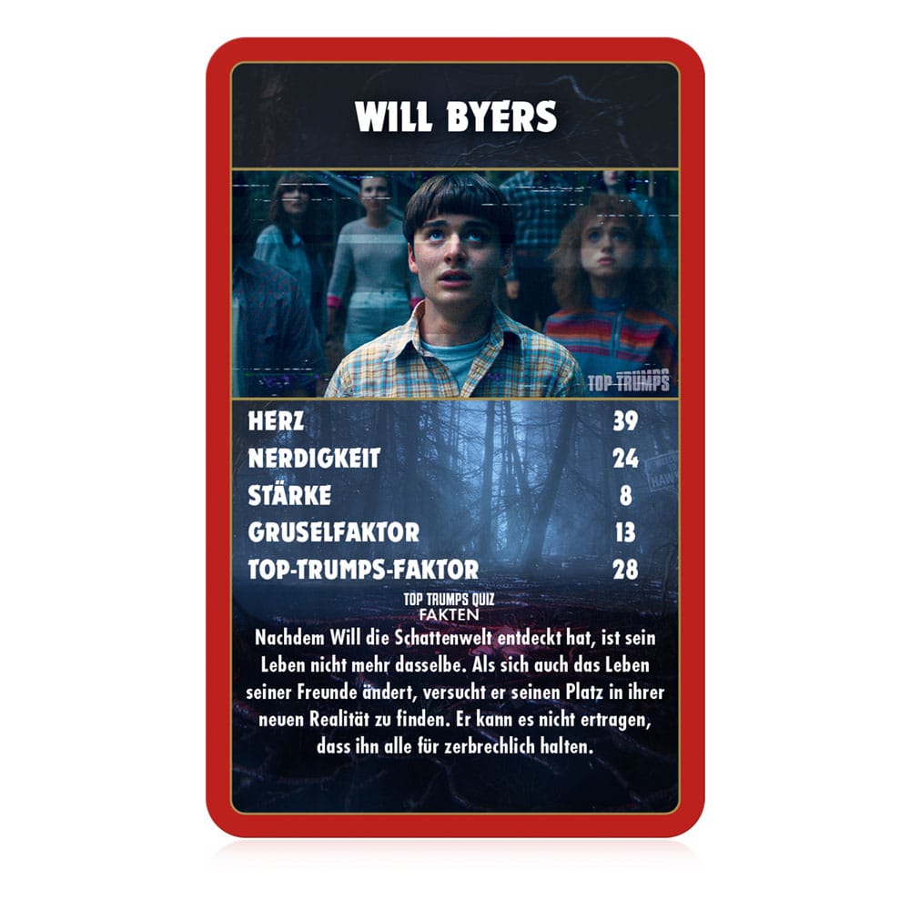 Stranger Things Kartenspiel Top Trumps Goddit *Deutsche Version*