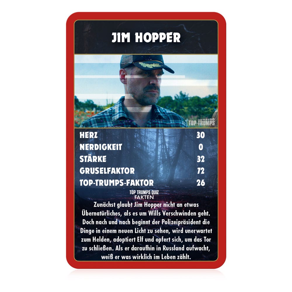 Stranger Things Kartenspiel Top Trumps Goddit *Deutsche Version*
