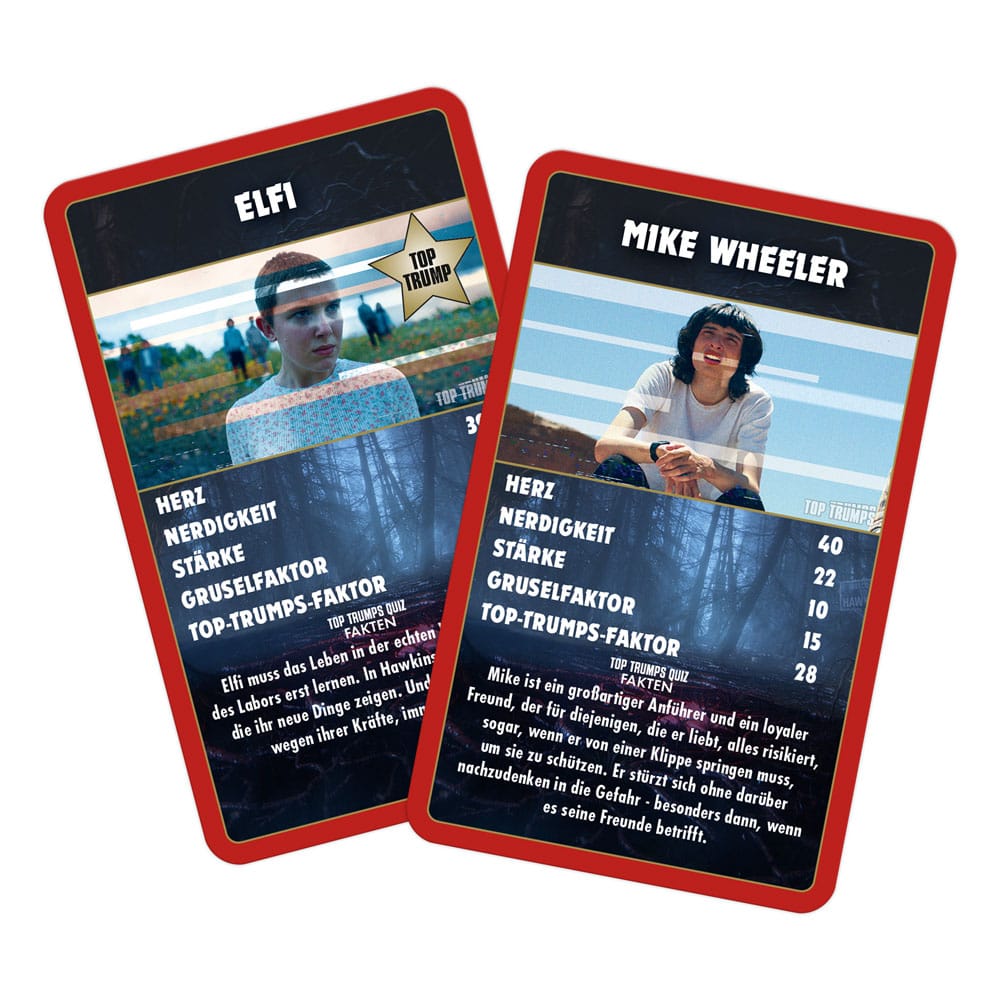 Stranger Things Kartenspiel Top Trumps Goddit *Deutsche Version*