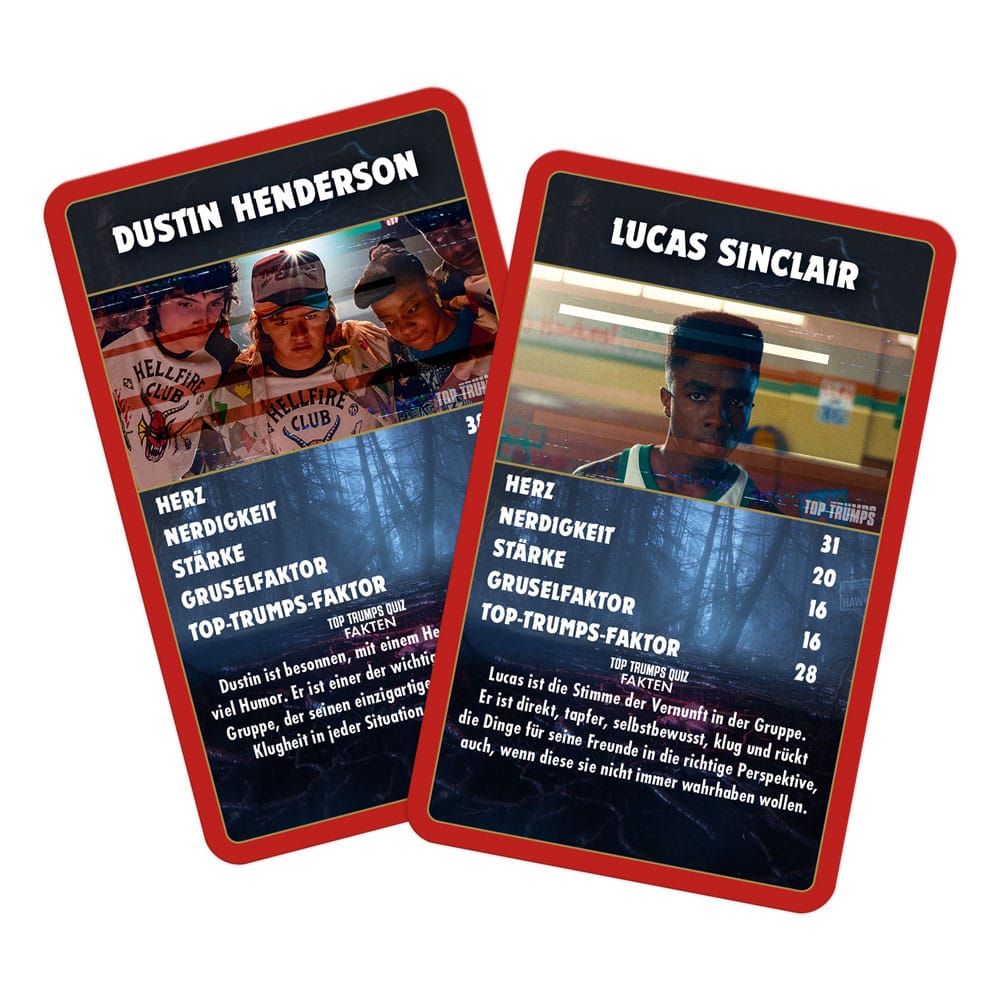 Stranger Things Kartenspiel Top Trumps Goddit *Deutsche Version*