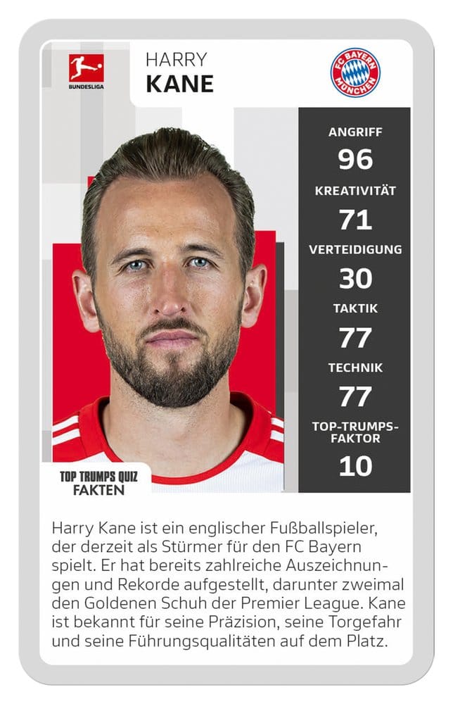 Bundesliga 2 Edition Kartenspiel Top Trumps Collectables *Deutsche Version*