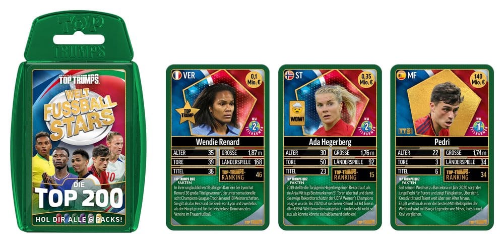 Weltfussballstars Kartenspiel 200 Pack 3 *Deutsche Version*