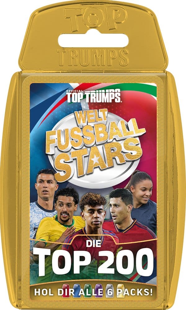 Weltfussballstars Kartenspiel 200 Pack 6 *Deutsche Version*