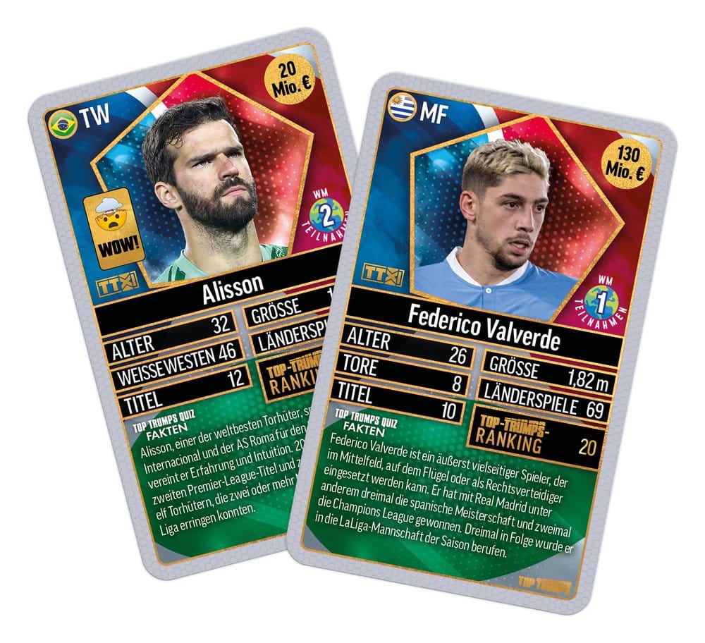 Weltfussballstars Kartenspiel 200 Pack 5 *Deutsche Version*