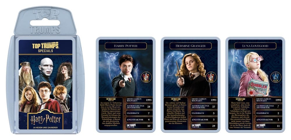 Harry Potter Kartenspiel Top Trumps Hexen und Zauberer New Version *Deutsche Version*