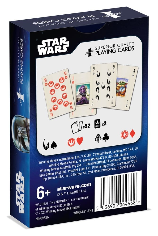 Star Wars Spielkarten The Mandalorian and Grogu *Englische Version*