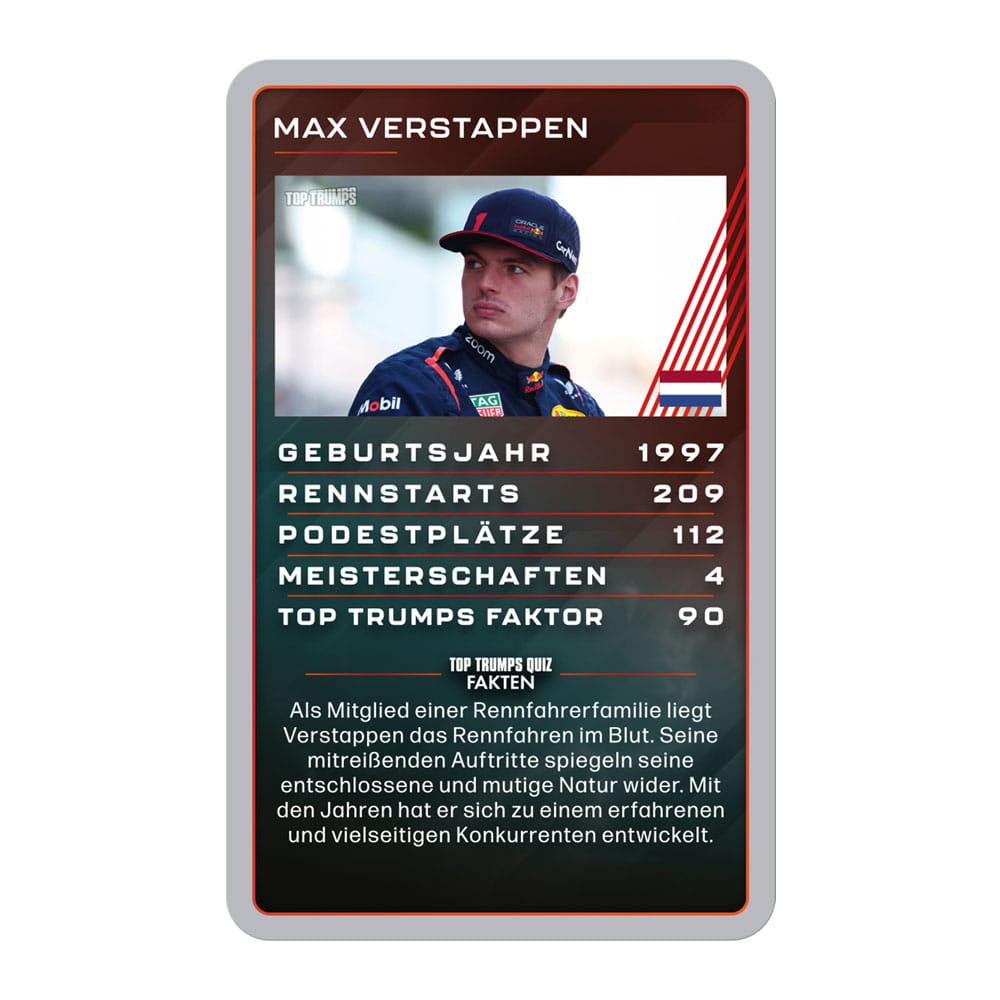 Grand Prix Helden Kartenspiel Top Trumps Collectables *Deutsche Version*