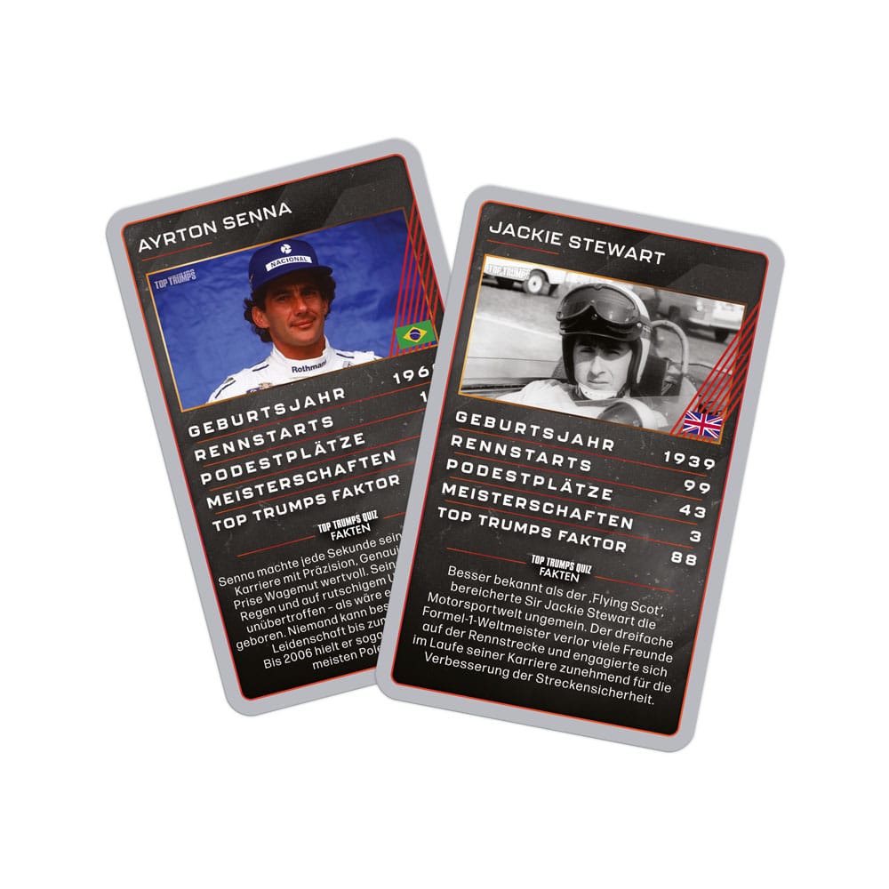 Grand Prix Helden Kartenspiel Top Trumps Collectables *Deutsche Version*