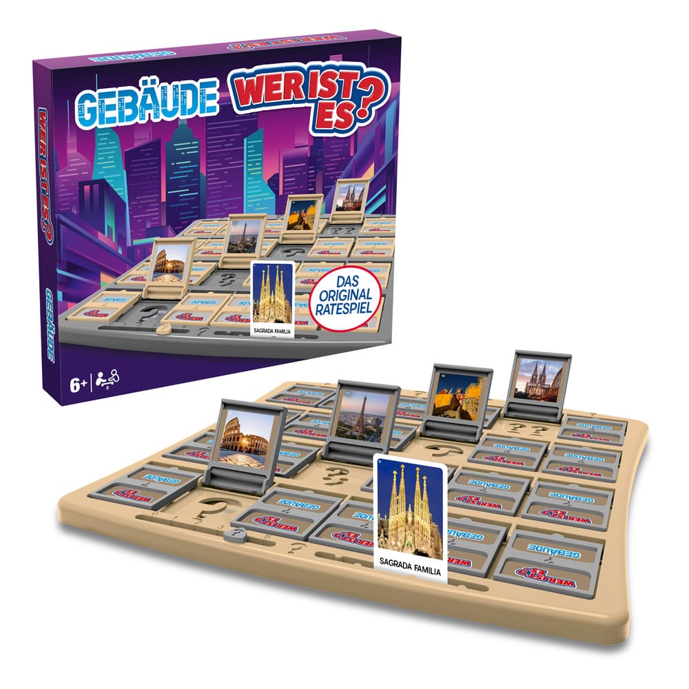 Brettspiel Wer ist es Berühmte Gebäude  *Deutsche Version*