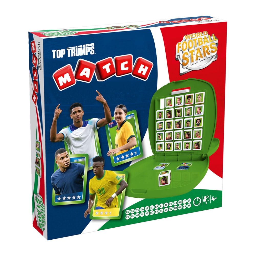 Weltfussballstars Strategiespiel Top Trumps Match - The Crazy Cube Game Green Version
