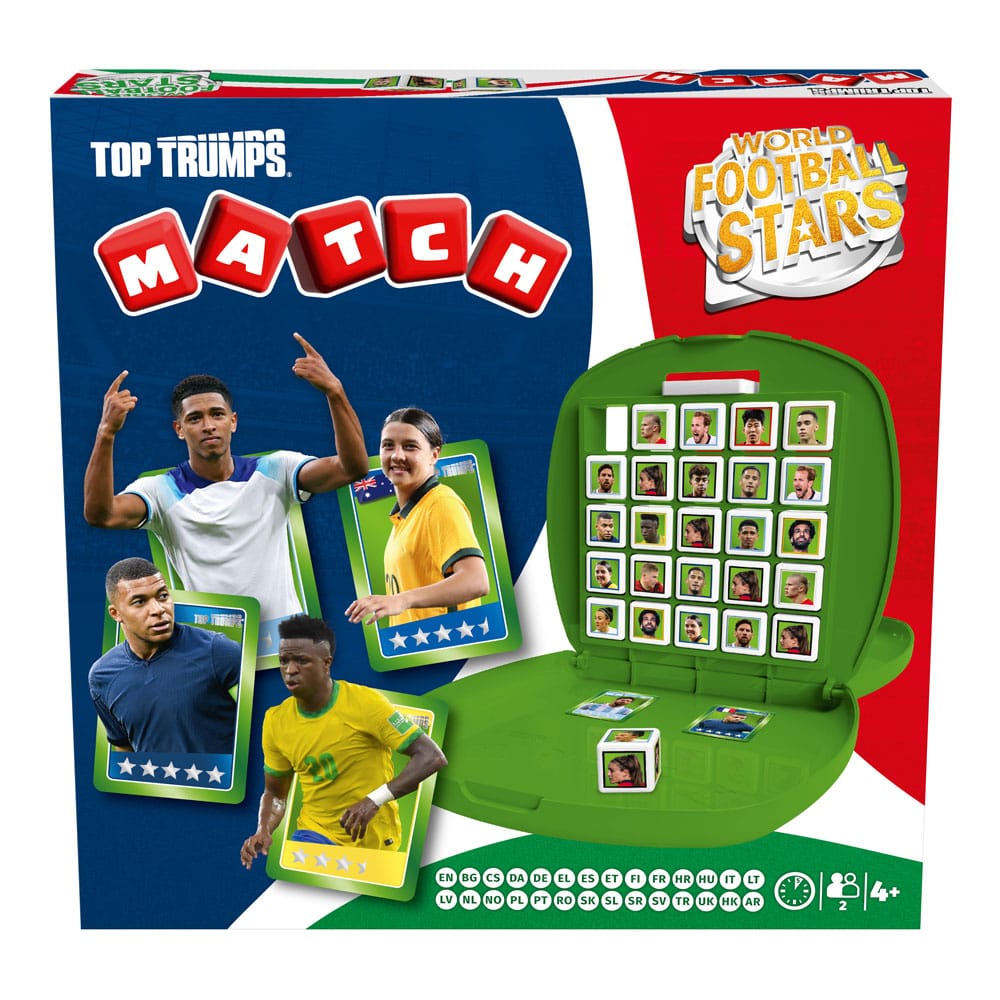 Weltfussballstars Strategiespiel Top Trumps Match - The Crazy Cube Game Green Version
