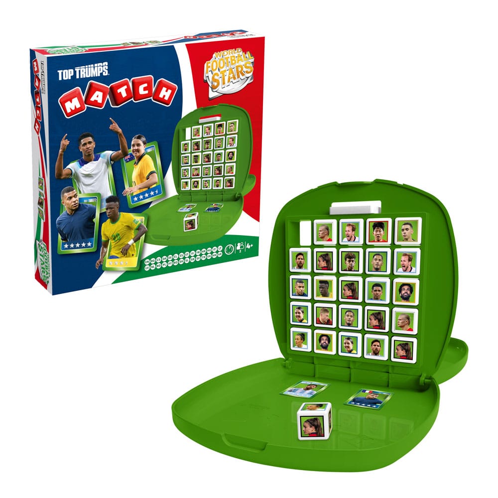 Weltfussballstars Strategiespiel Top Trumps Match - The Crazy Cube Game Green Version
