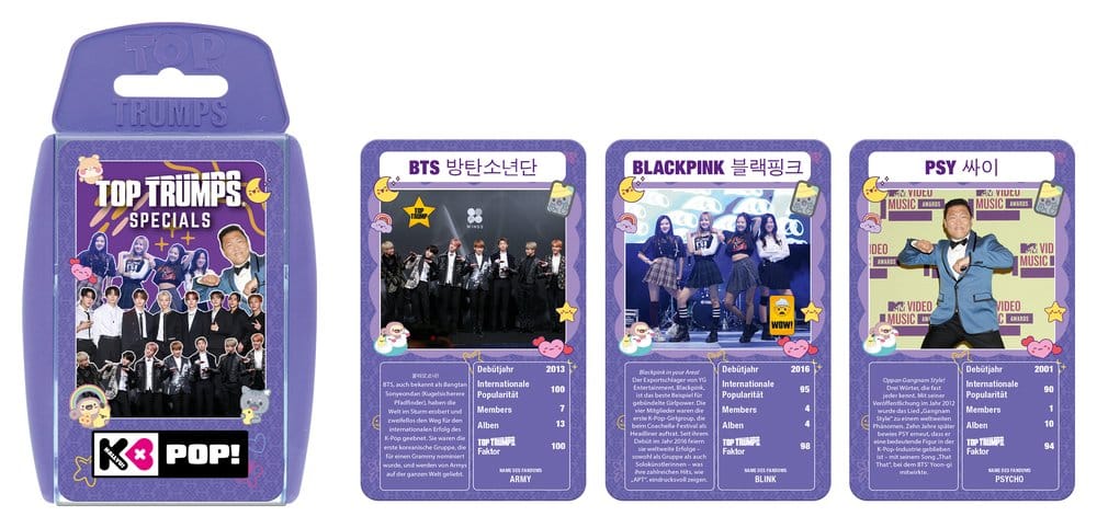 K-Pop Kartenspiel Top Trumps *Deutsche Version*